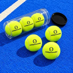Balles de padel imprimées à votre logo avec le logo padelpersonnalisé