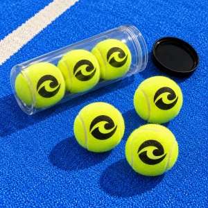 Balles de padel imprimées à votre logo avec un logo de démonstration
