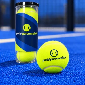 Balles et tubes de padel 100 % à votre marque avec le logo padelpersonnalisé