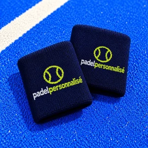 Bracelet jacquard personnalisé avec le logo padelpersonnalisé