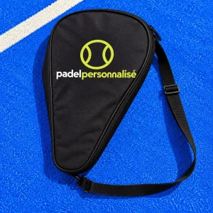 Housse de raquette de padel personnalisée avec le logo padelpersonnalisé