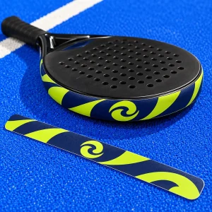 Protège-cadre de padel personnalisé avec un logo de démonstration