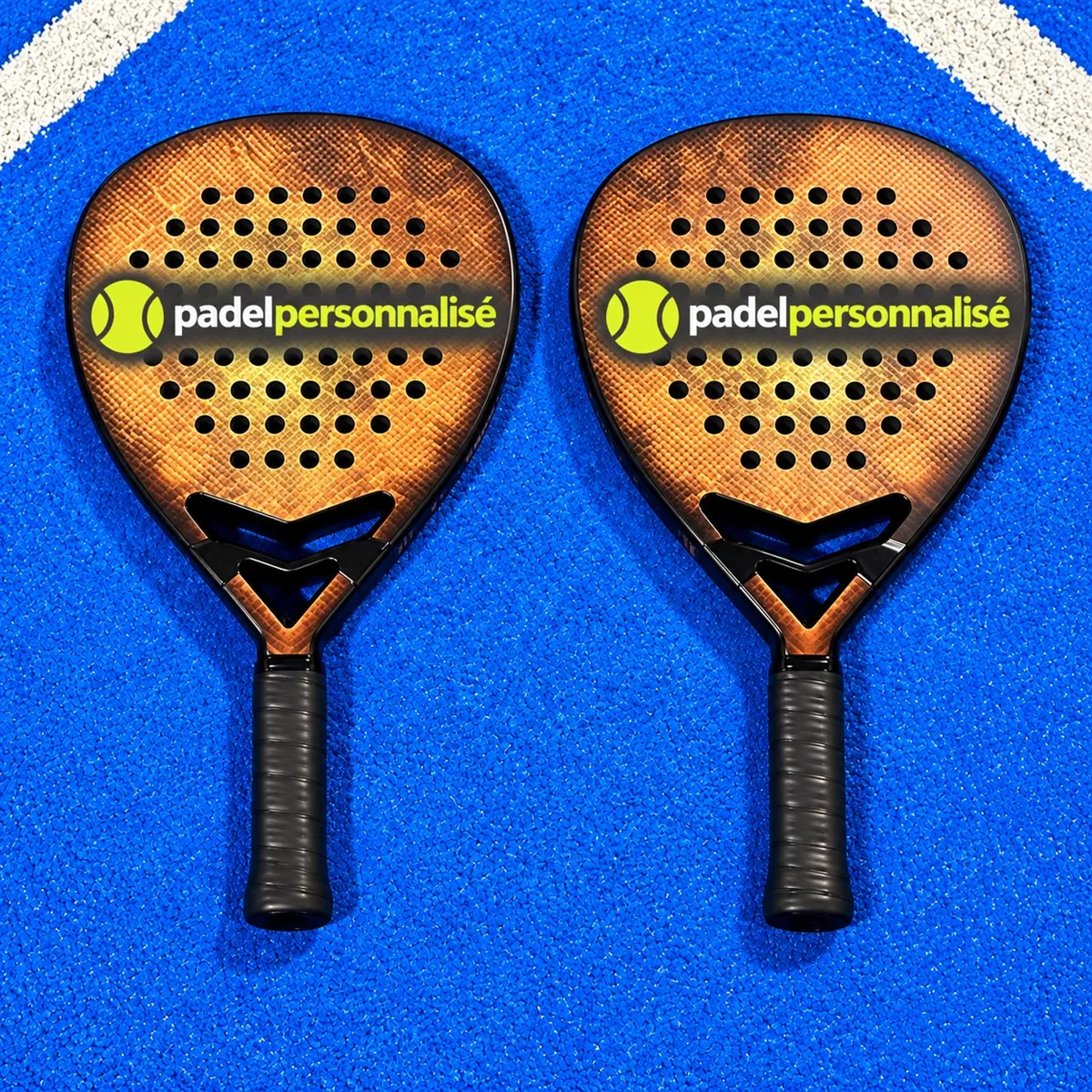 Raquettes de padel personnalisées avec le logo padelpersonnalisé