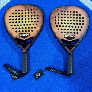 Raquettes de padel personnalisées Hybride Carbone 18K avec étiquette logo